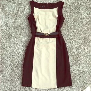 Business-casual block dress